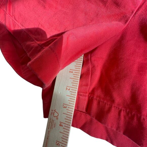 J. Crew Red Chino Shorts Size 12 Preppy - Picture 7 of 10